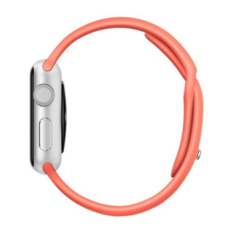 Curea iUni compatibila cu Apple Watch 1/2/3/4/5/6/7, 44mm, Silicon, Red