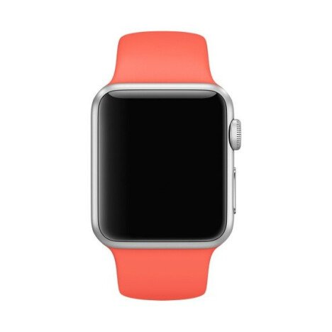 Curea iUni compatibila cu Apple Watch 1/2/3/4/5/6/7, 44mm, Silicon, Red